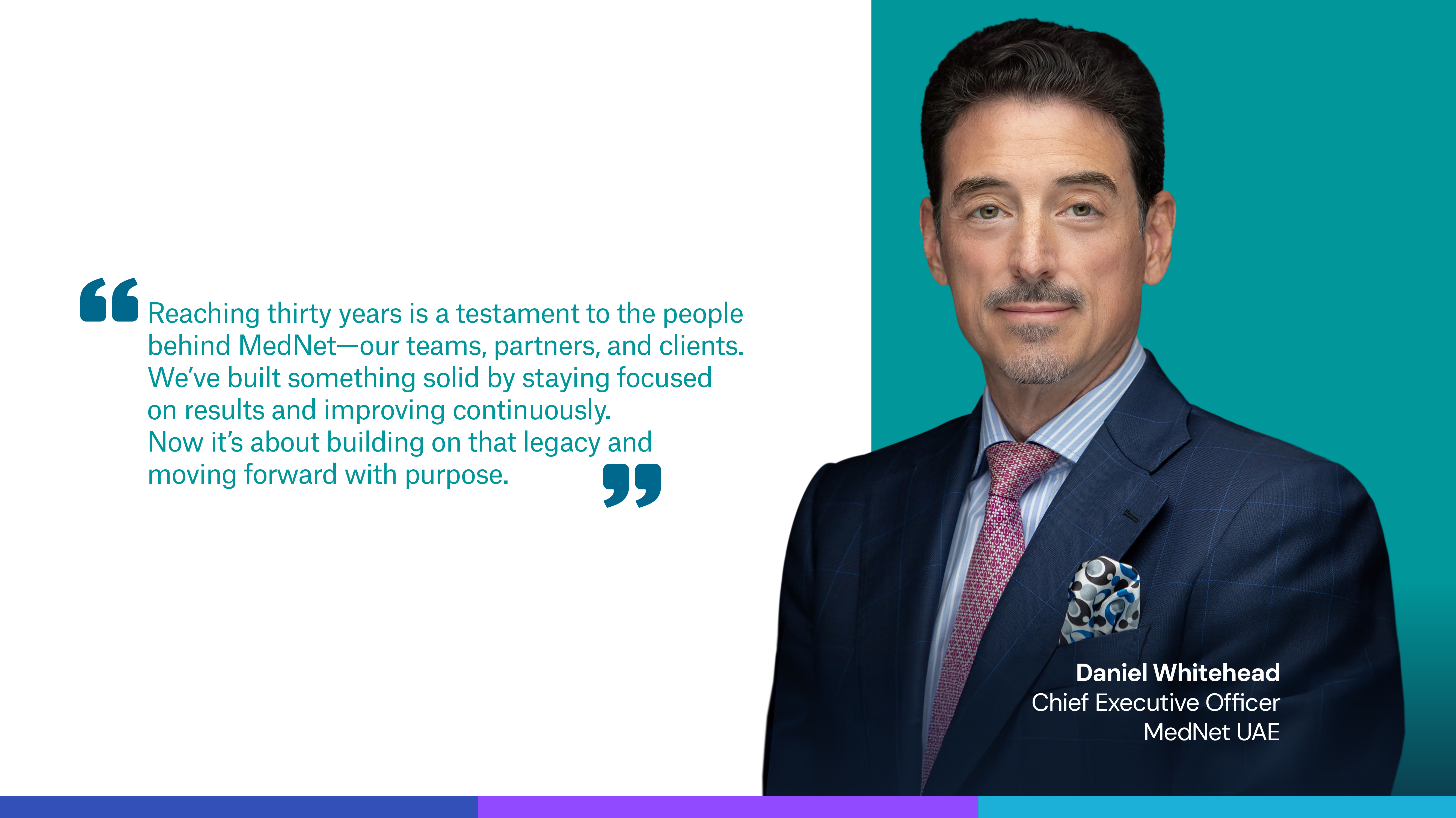 Daniel Whitehead - Chief Executive Officer